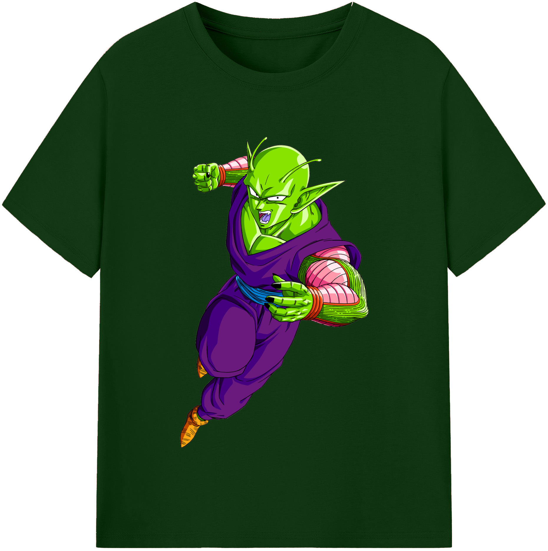 （画像用） ドラゴンボール ピッコロ DRAGON BALL Piccolo 綿100％半袖Tシャツ（フロントプリント）